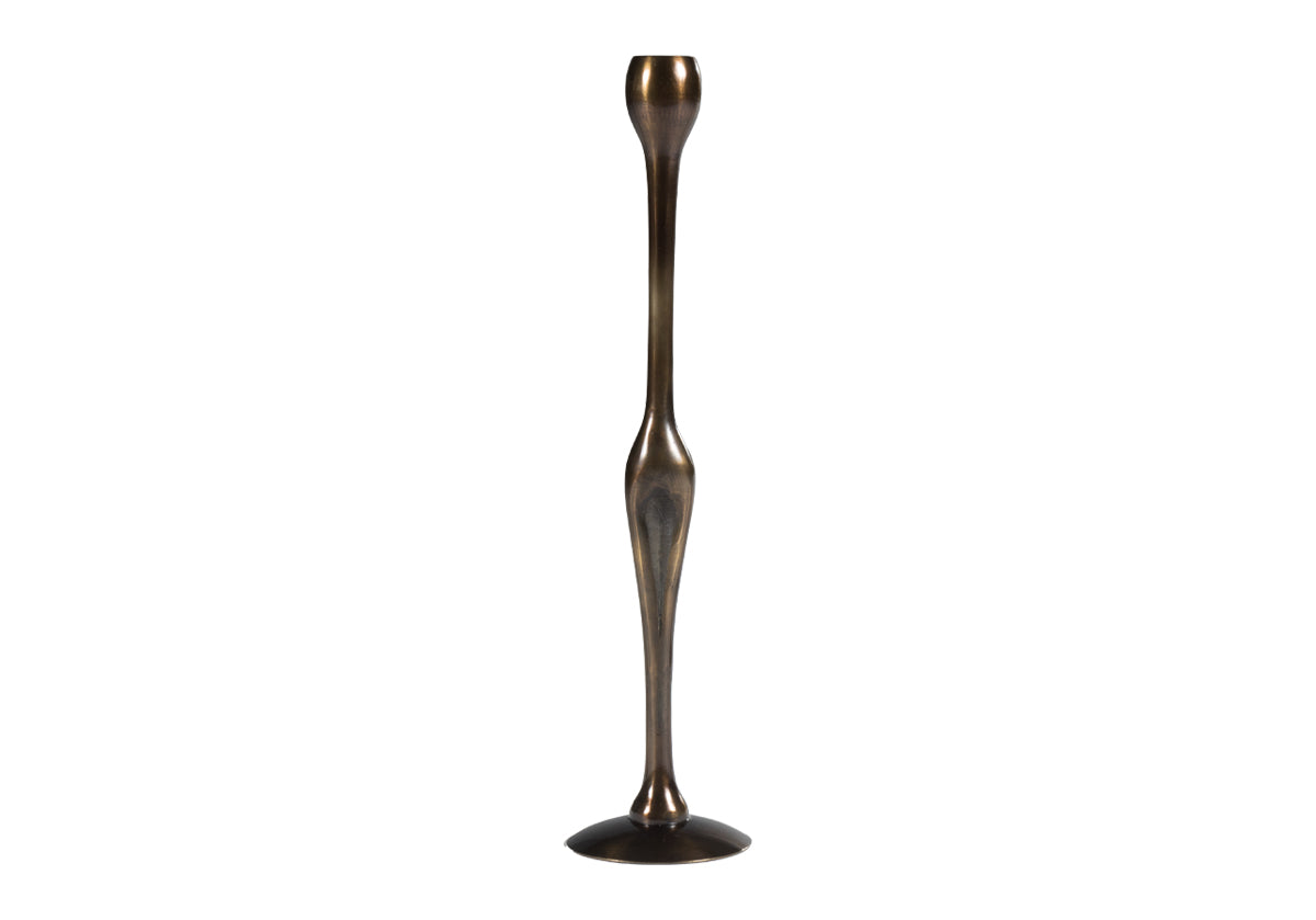 large brass candlestick.