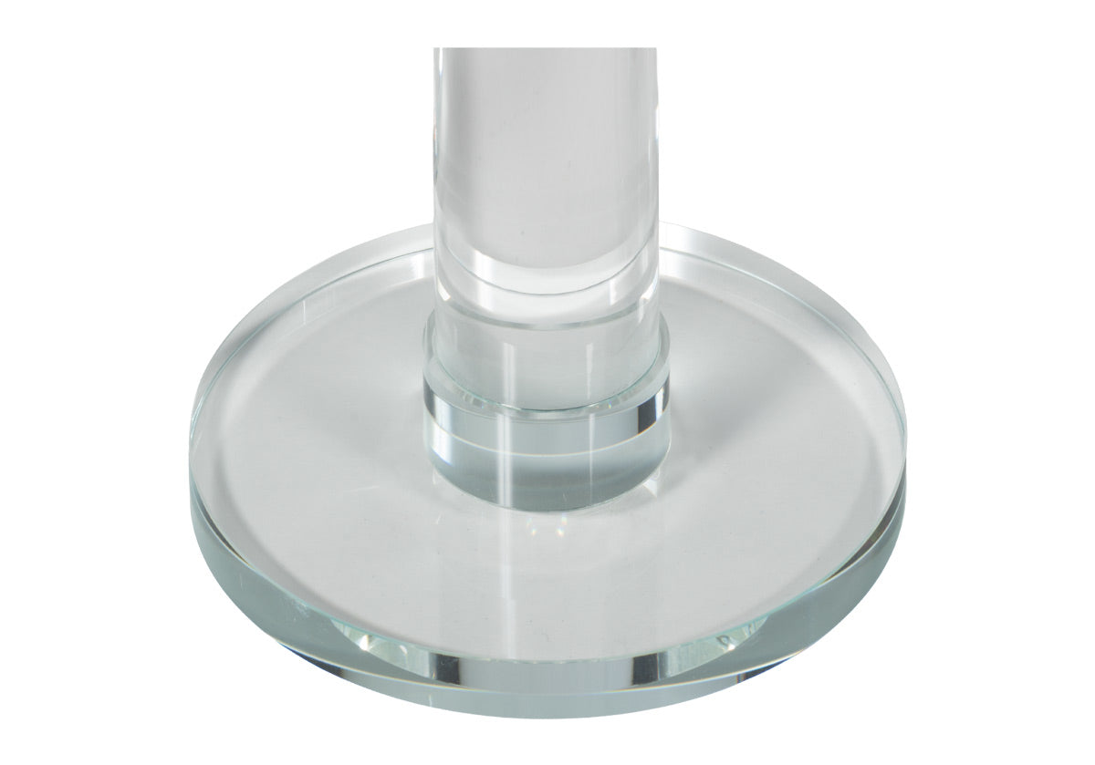 CRYSTAL COLUMN CANDLESTICK | Set of 2