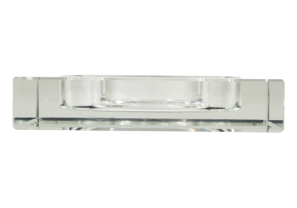 CRYSTAL CANDLE DISH