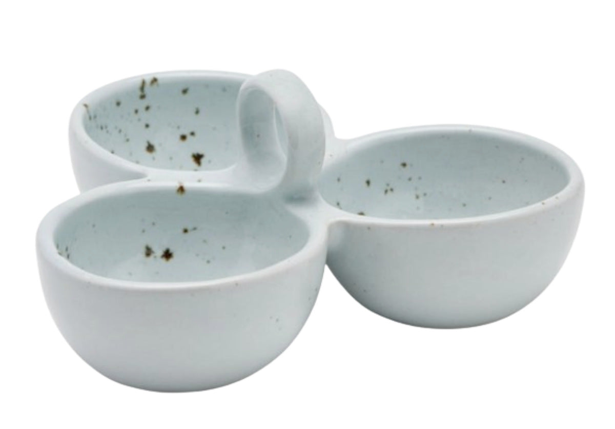 DESMOND SNACK BOWL | White Glaze