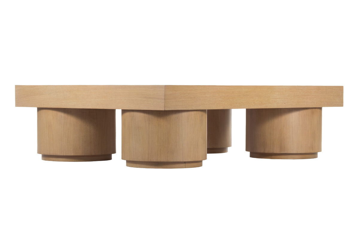 45 degree angle of the duck cocktail table.