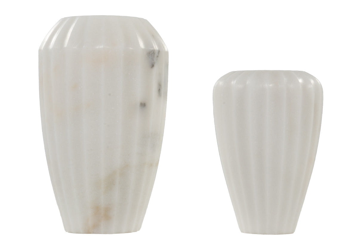 FLORA MARBLE VASE | White