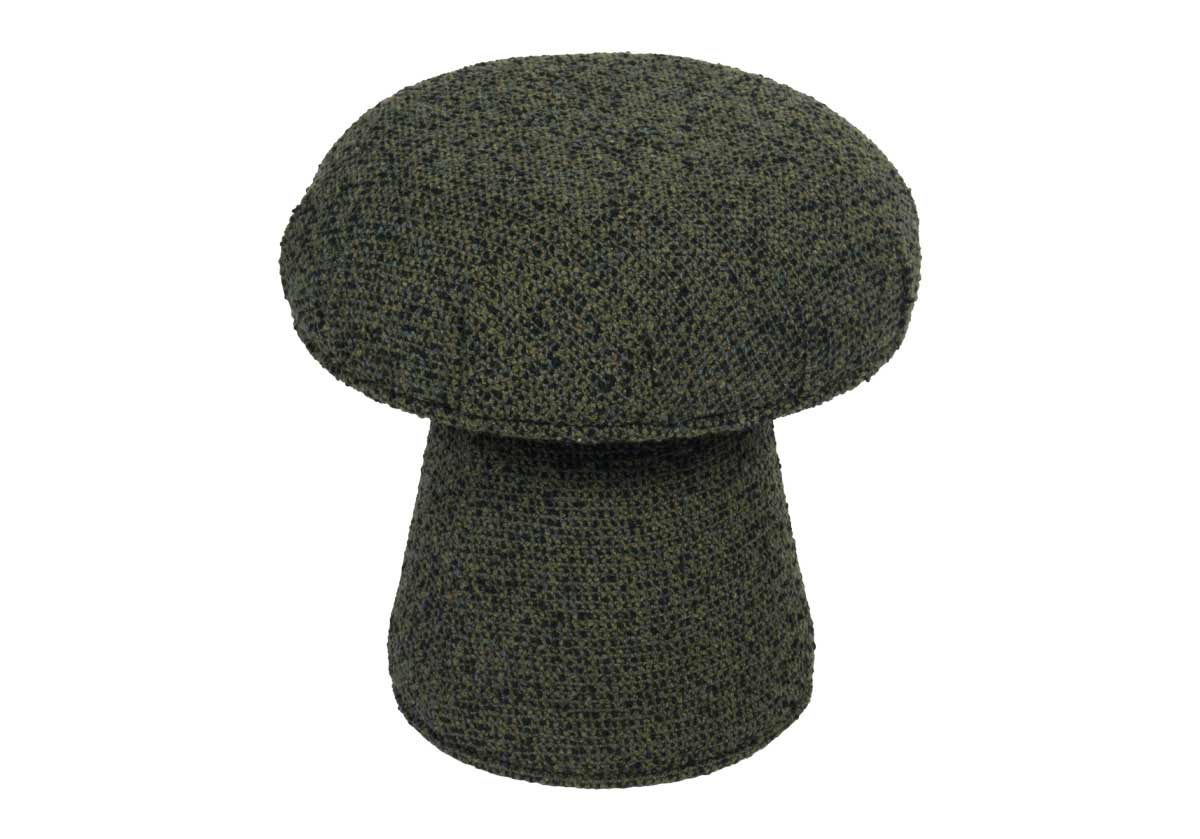 MUSHROOM OTTOMAN | Loden Green