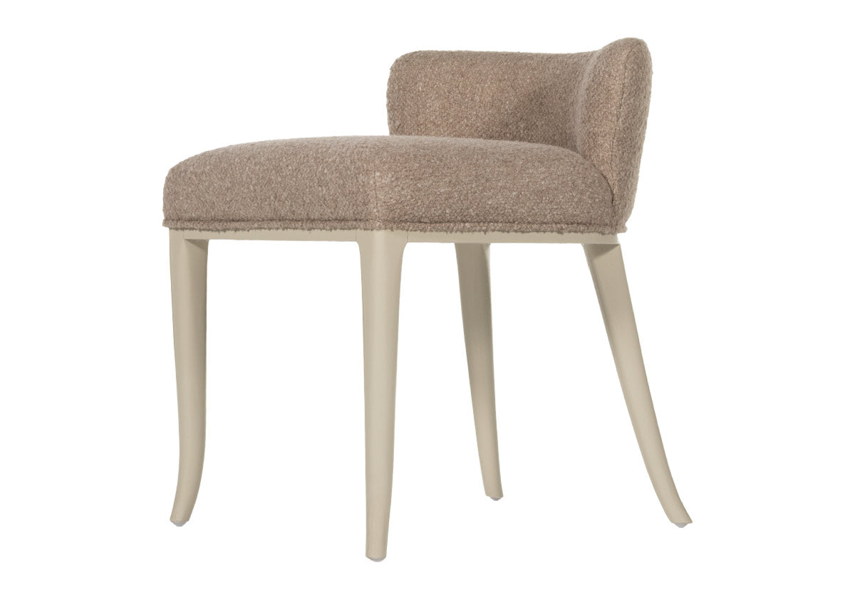 KELLY VANITY STOOL | Berber Linen