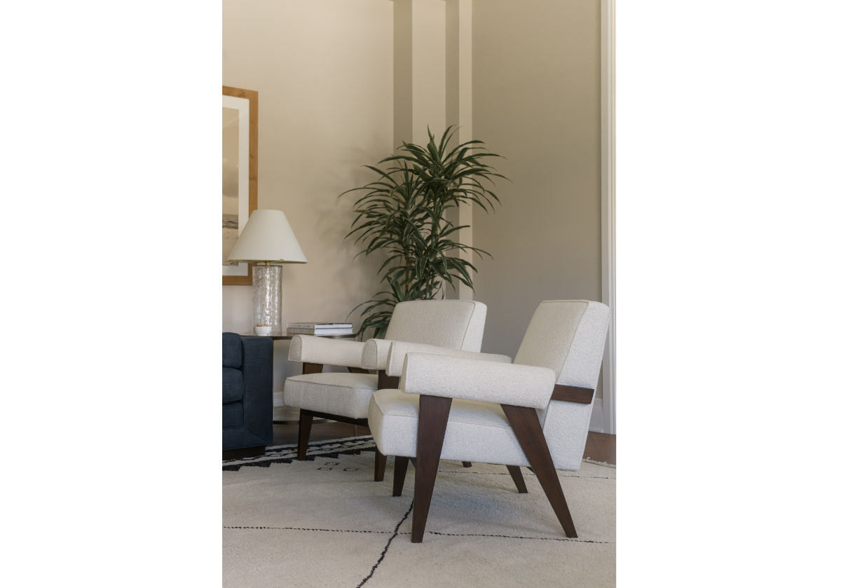 JUDE LOUNGE CHAIR | Oatmeal Boucle