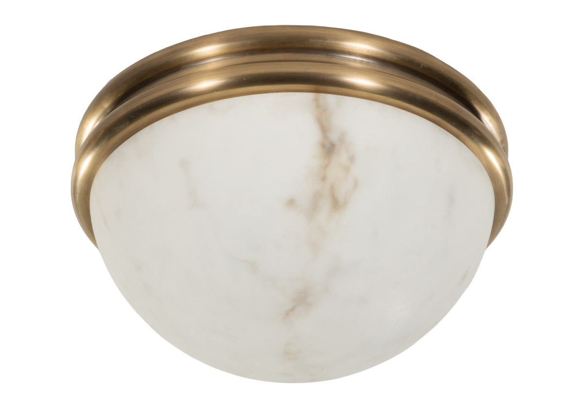ALYS FAUX ALABASTER FLUSH MOUNT