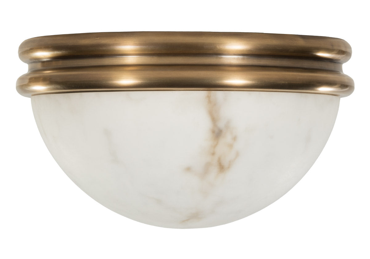 ALYS FAUX ALABASTER FLUSH MOUNT