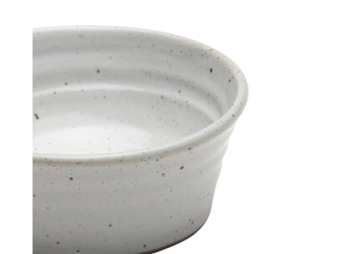 LEON NESTING BOWLS | White Glaze | Set of 3