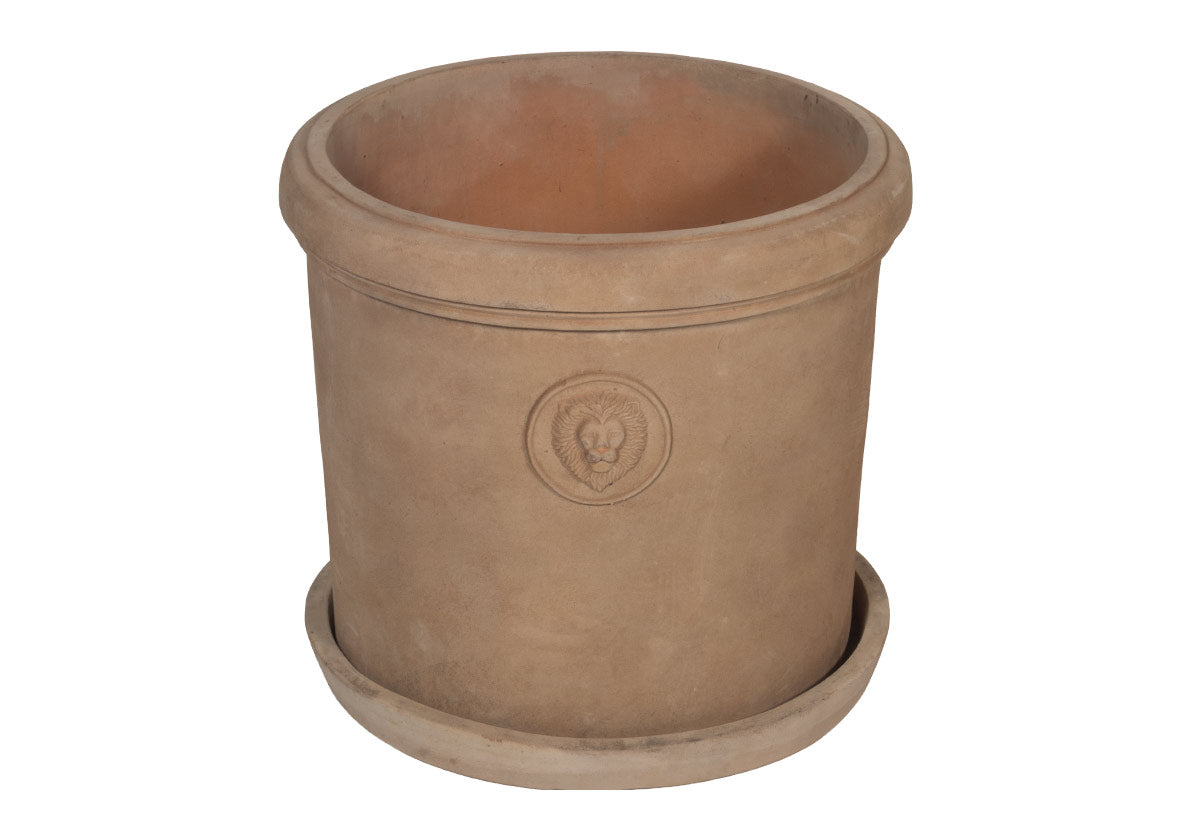 TERRACOTTA LION PLANTERS