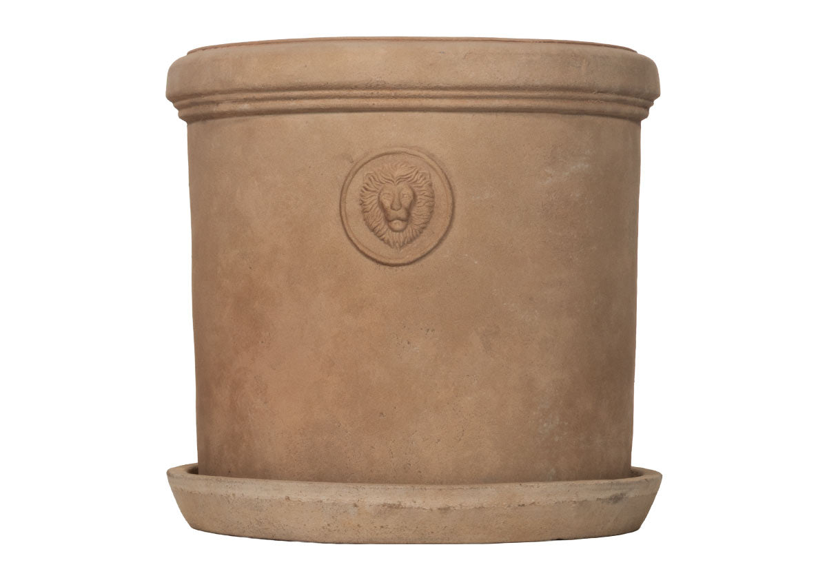 TERRACOTTA LION PLANTERS