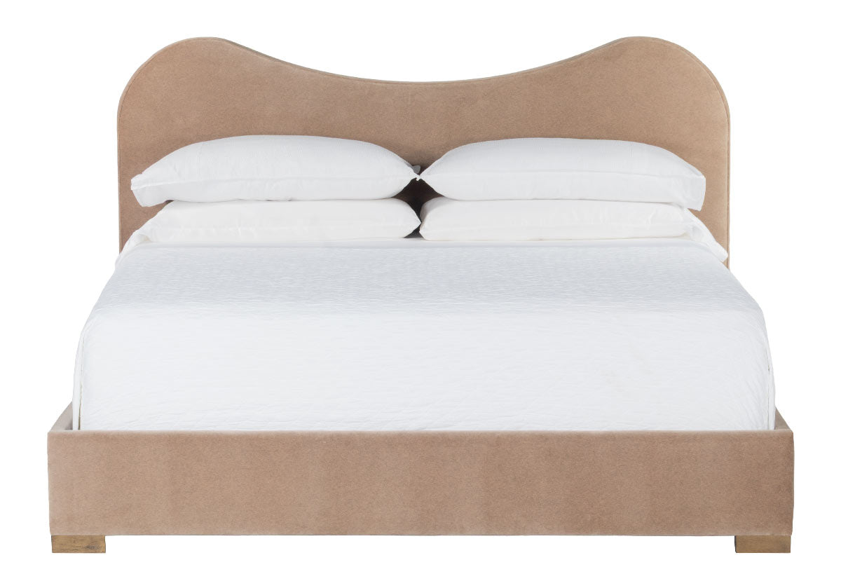 MARLO BED | Fawn Velvet