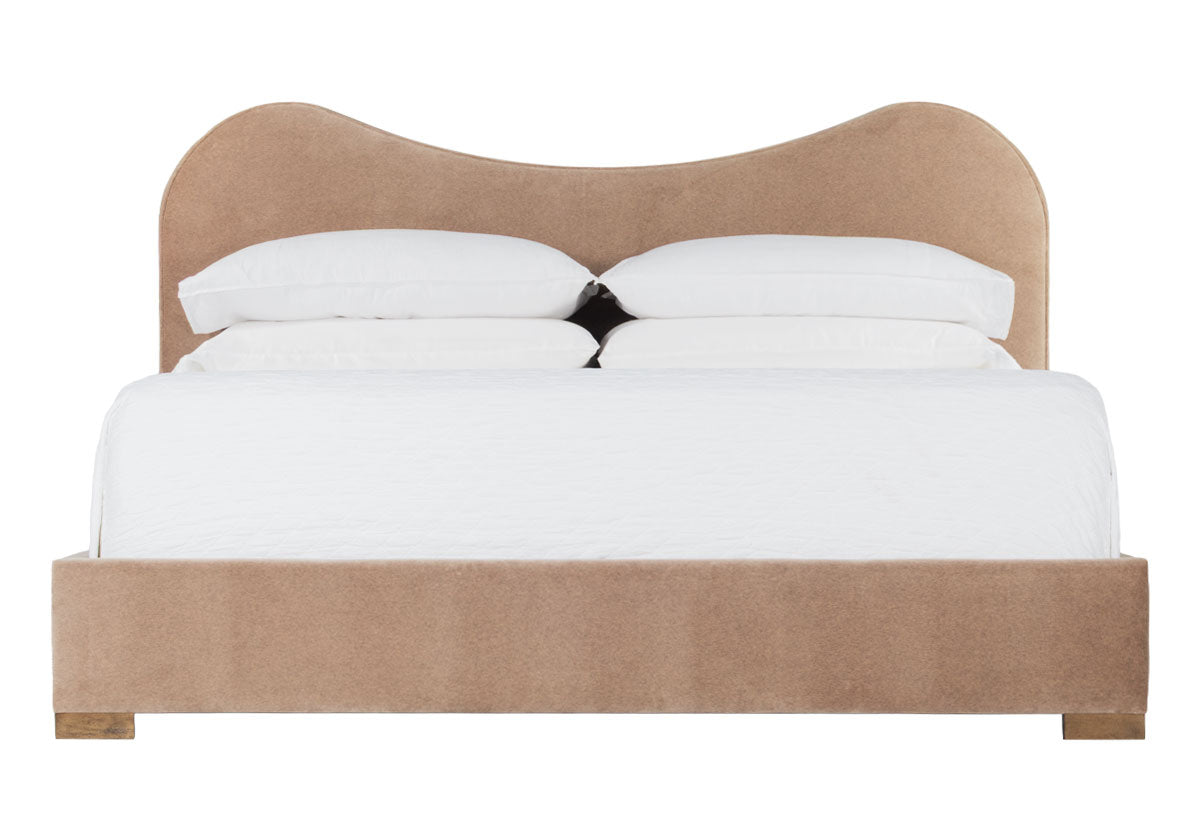 MARLO BED | Fawn Velvet