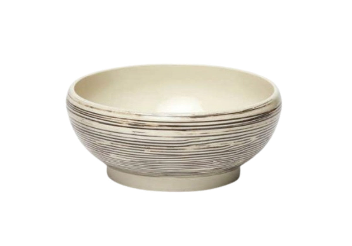 NOLAN BOWL | Black/Cream | Set of 4