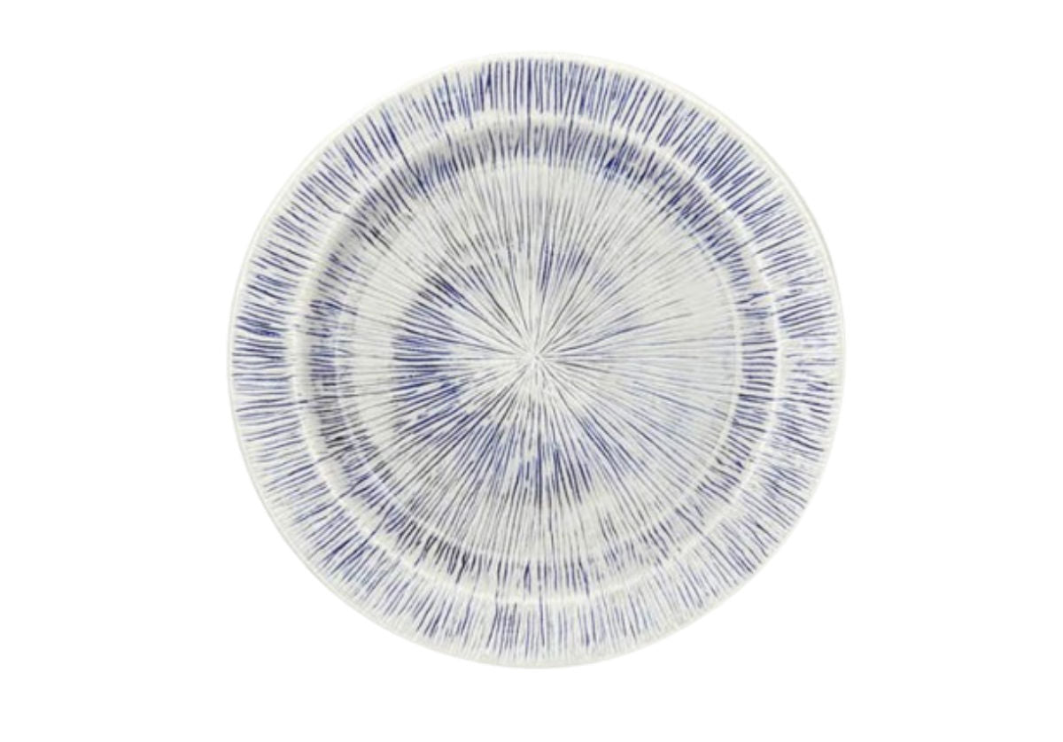 NOLAN PLATE | Navy/Cream | Set of 4