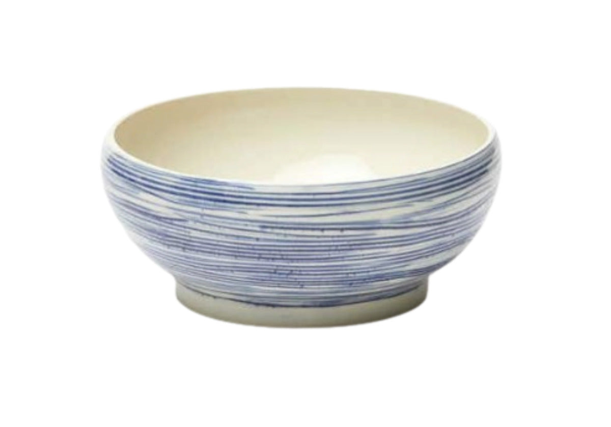 NOLAN BOWL | Navy/Cream | Set of 4