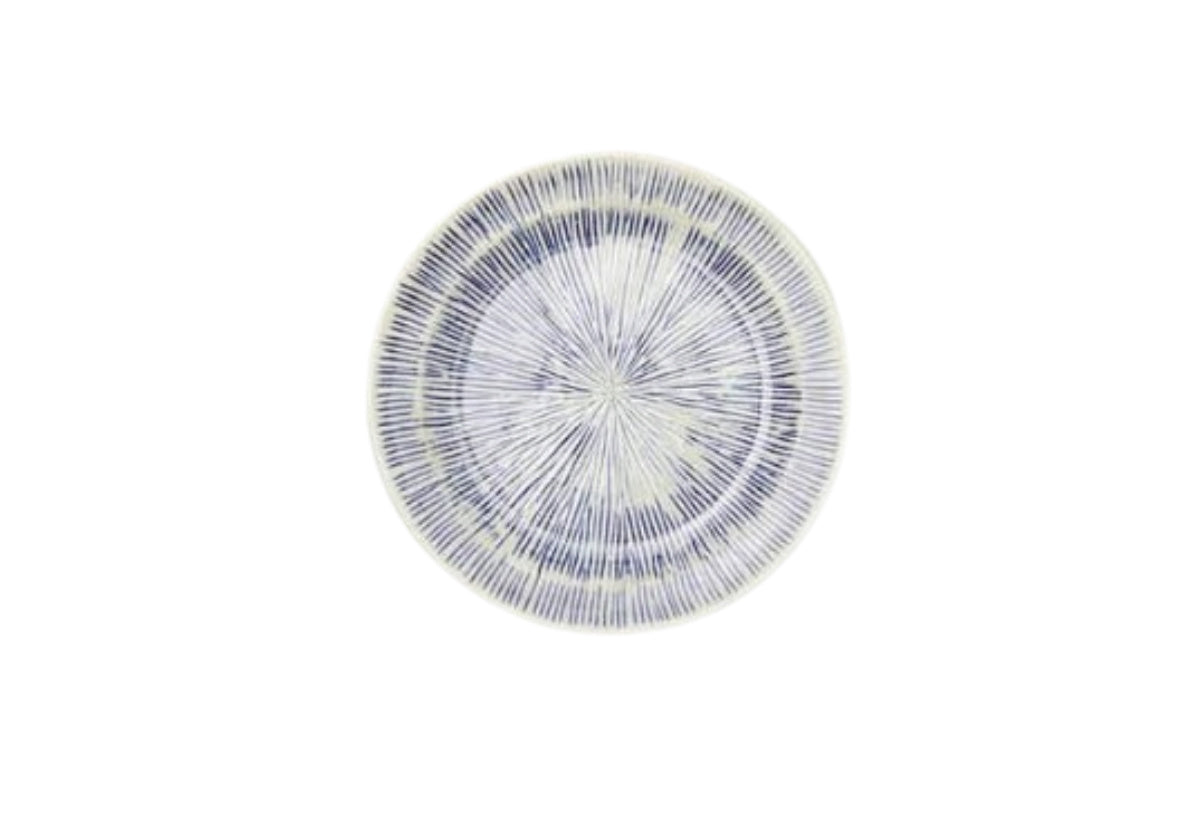 NOLAN PLATE | Navy/Cream | Set of 4
