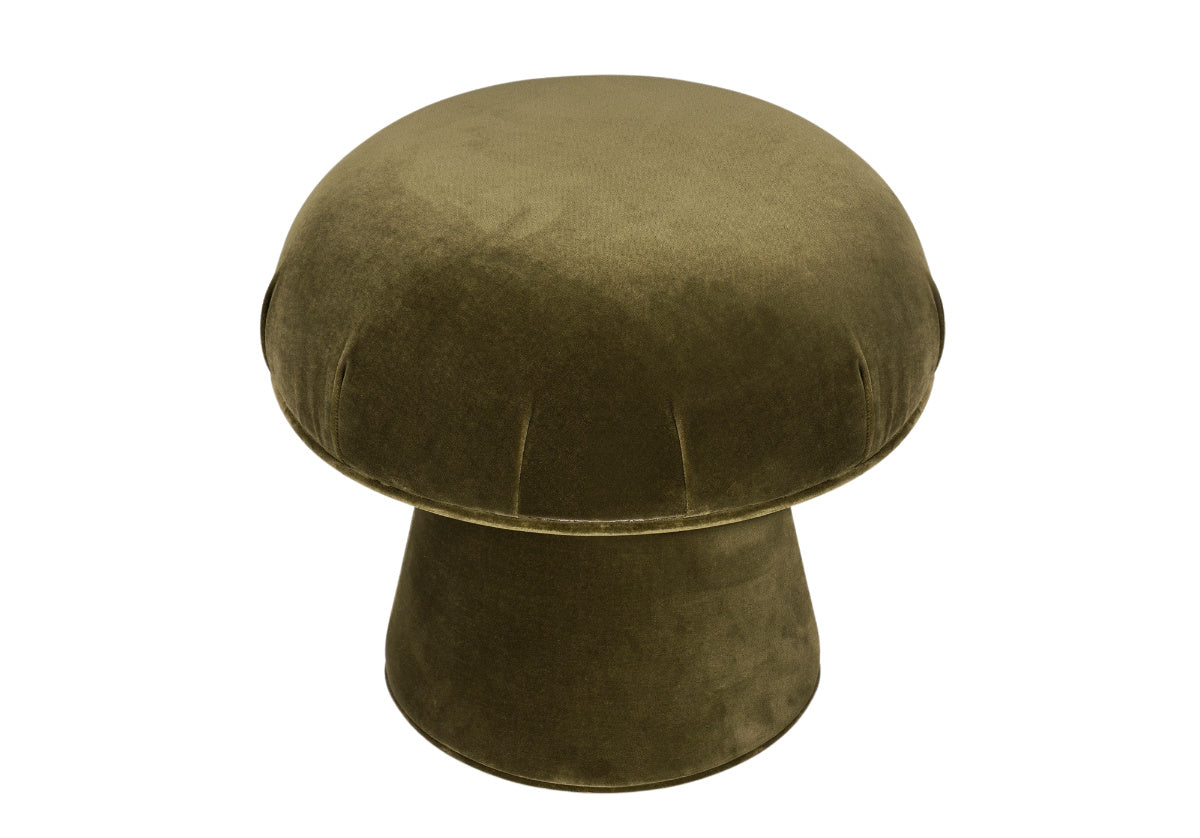 MUSHROOM OTTOMAN | Olive