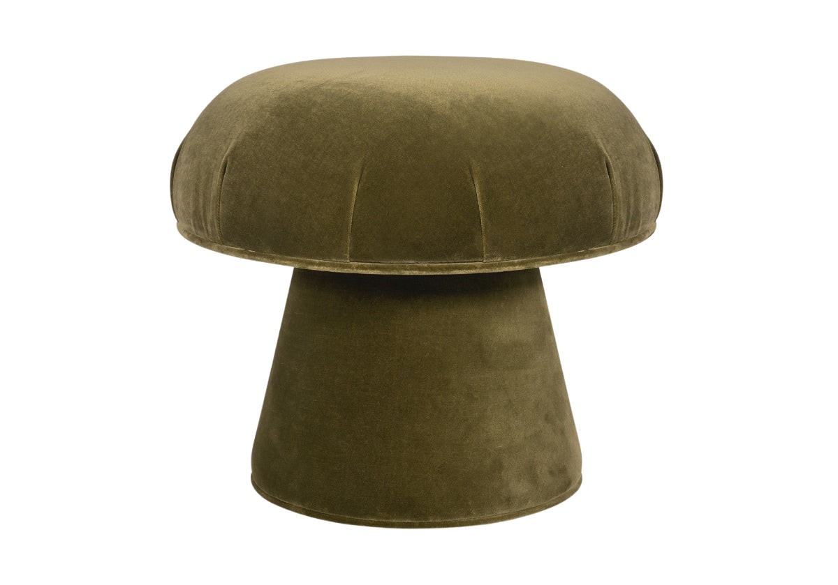 MUSHROOM OTTOMAN | Olive