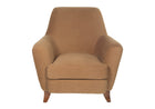 FREDDIE LOUNGE CHAIR | Mohair Wool Blend in Camel