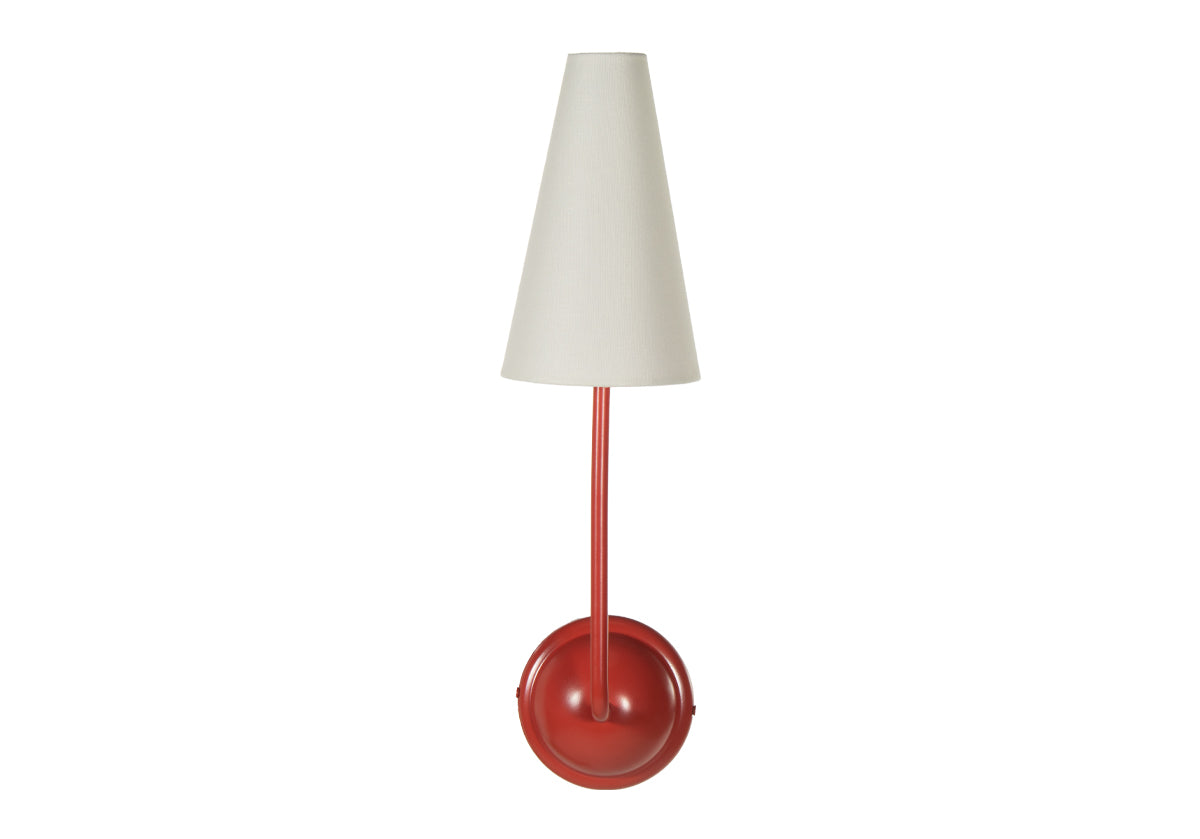 SINGLE MAUDE SCONCE | Red