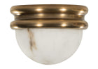 ALYS FLUSH MOUNT | Faux Alabaster