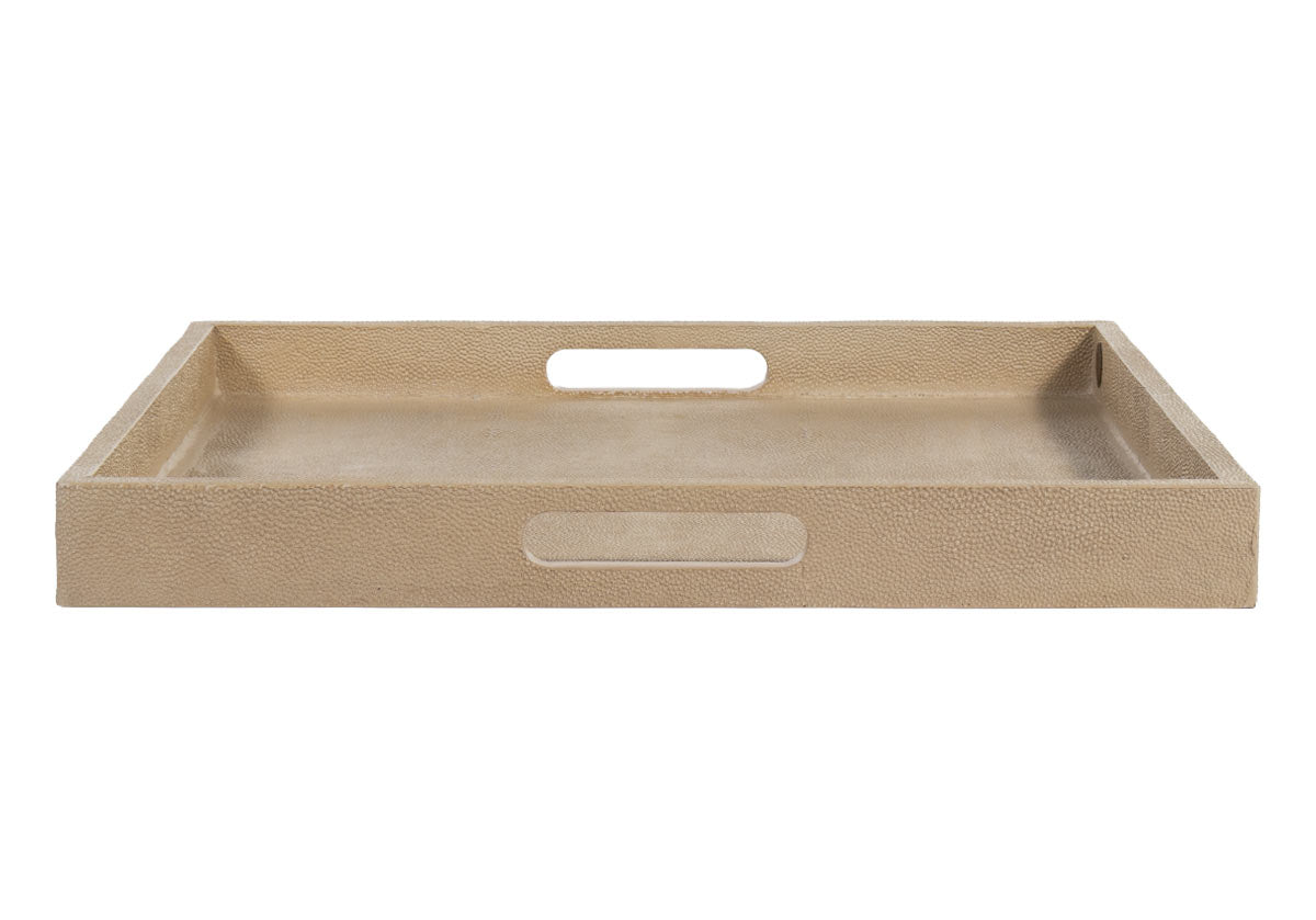 SHAGREEN LACQUERED TRAY