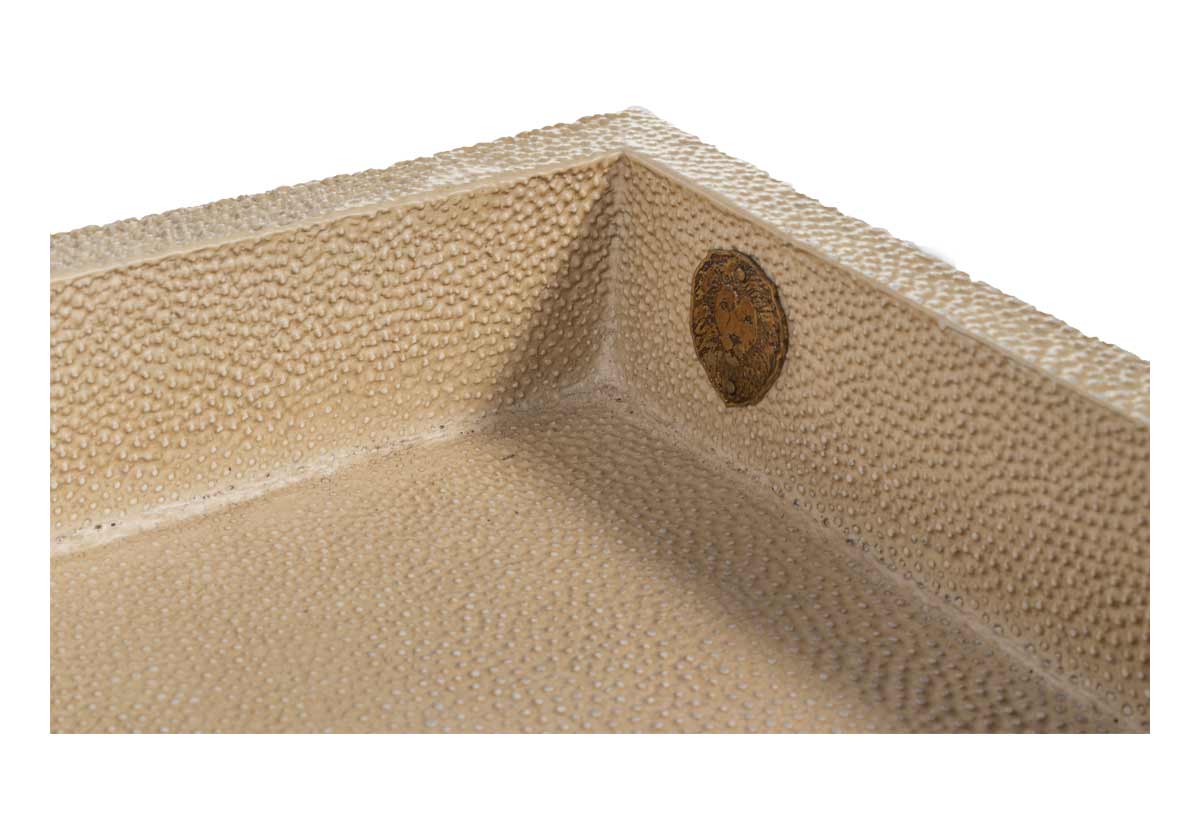 SHAGREEN LACQUERED TRAY
