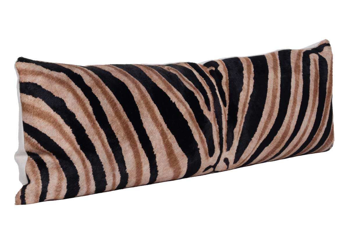 ZEBRA HIDE LUMBAR PILLOW