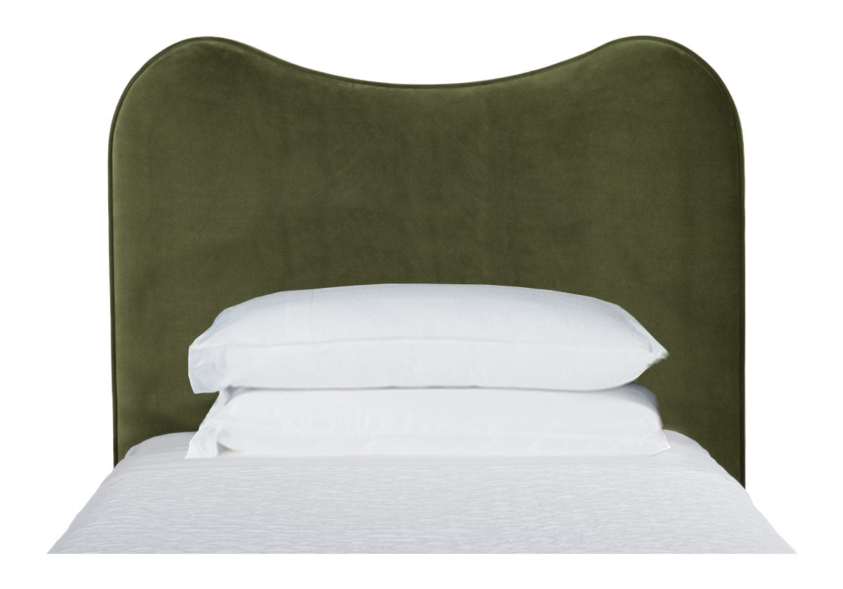 MARLO BED | Moss Velvet