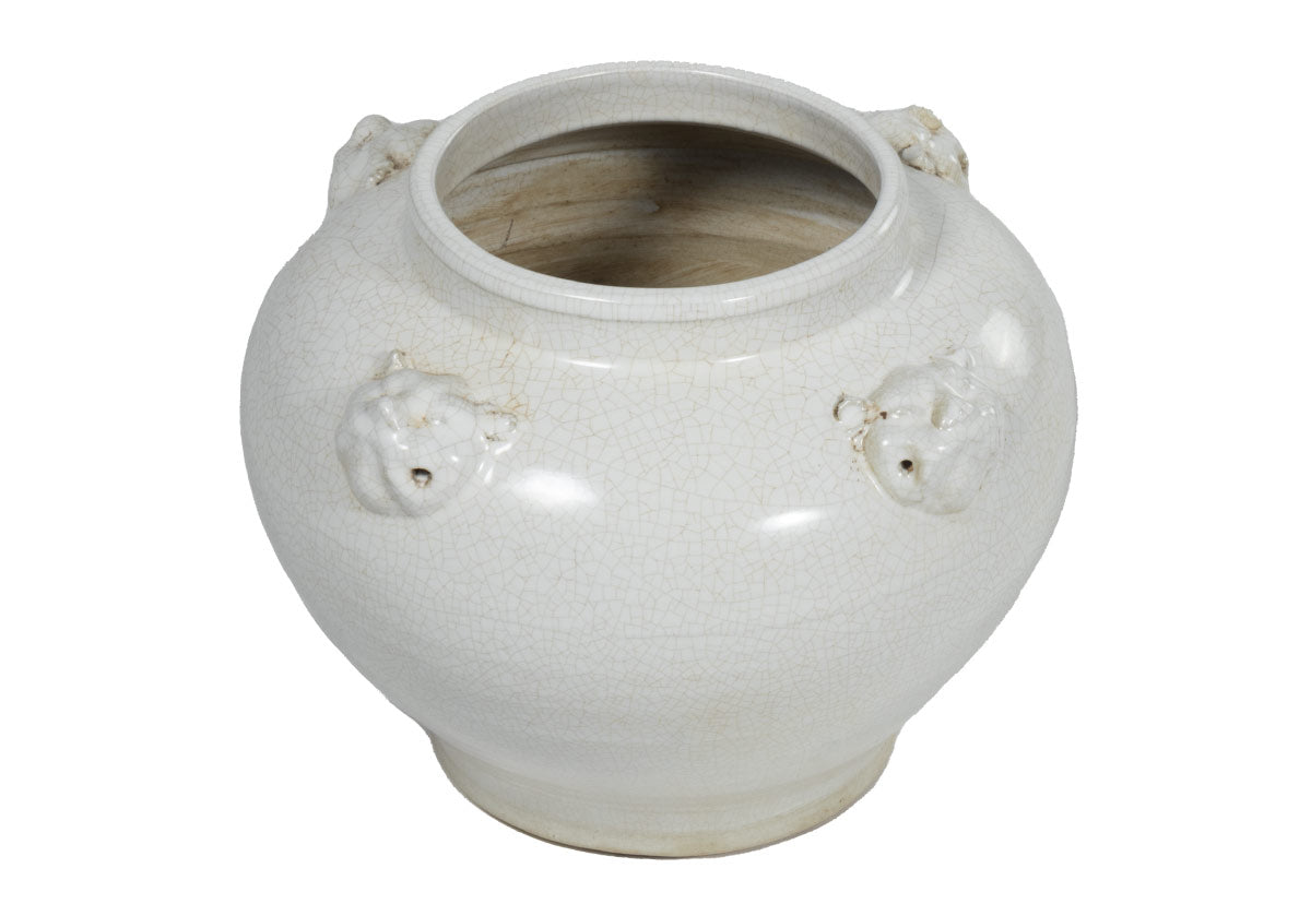 another photo of the large white jar named agnes