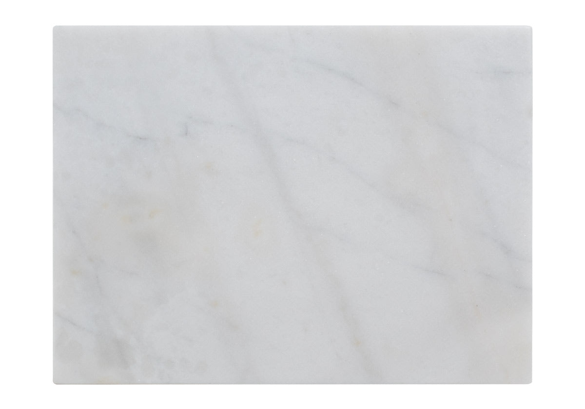 large white marble cutting board