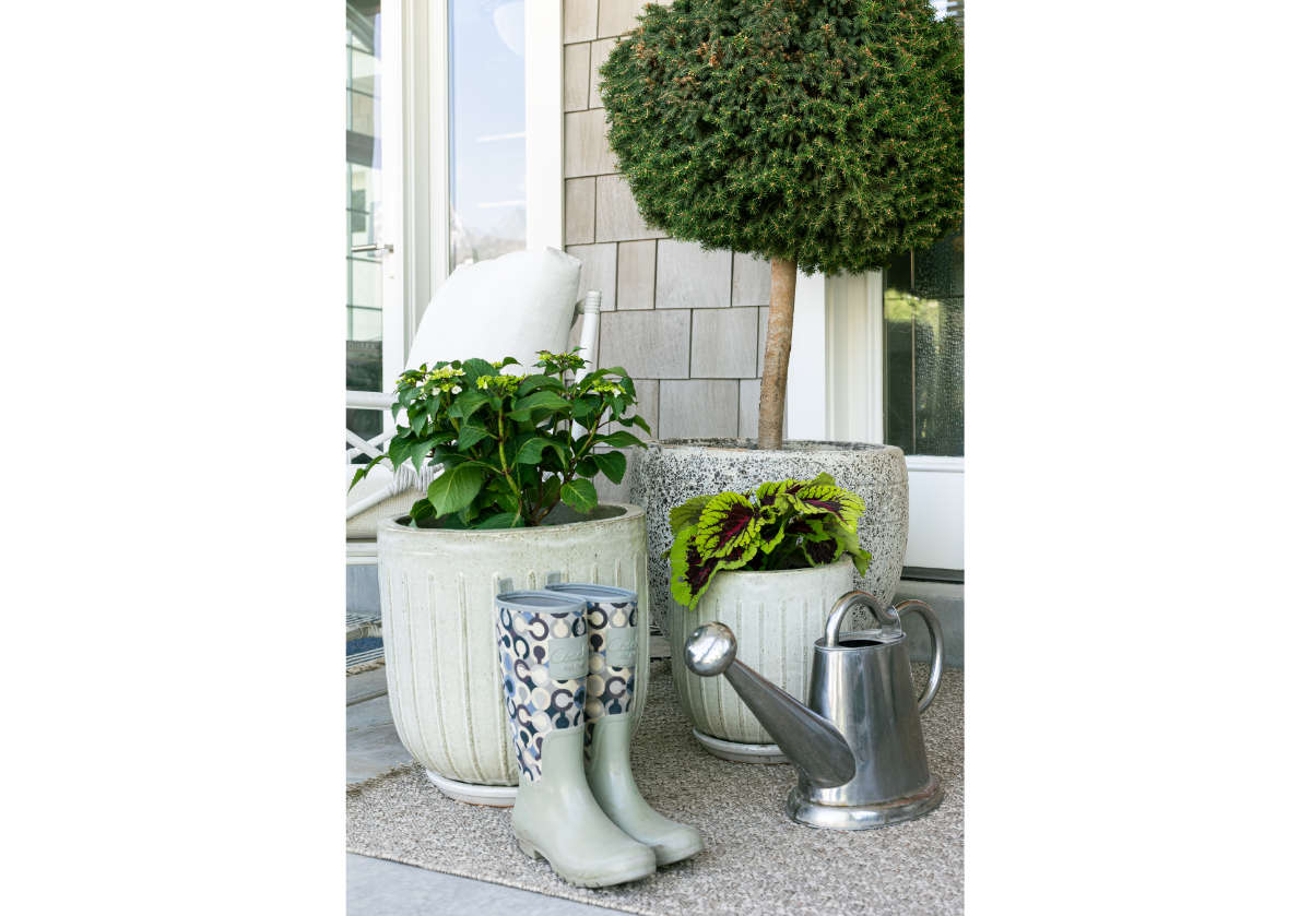 WHITE CERAMIC PLANTER | Set of 3 | Hand Glazed Vanilla Bean