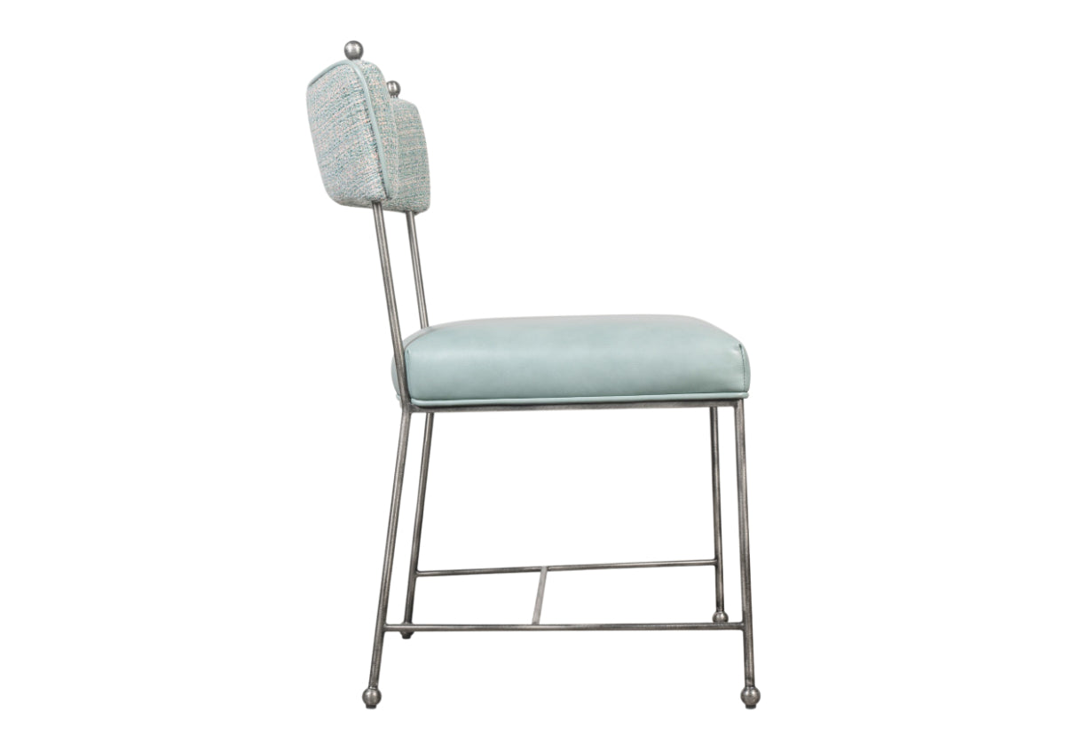 YVETTE CHAIR | Ocean Leather & Tweed