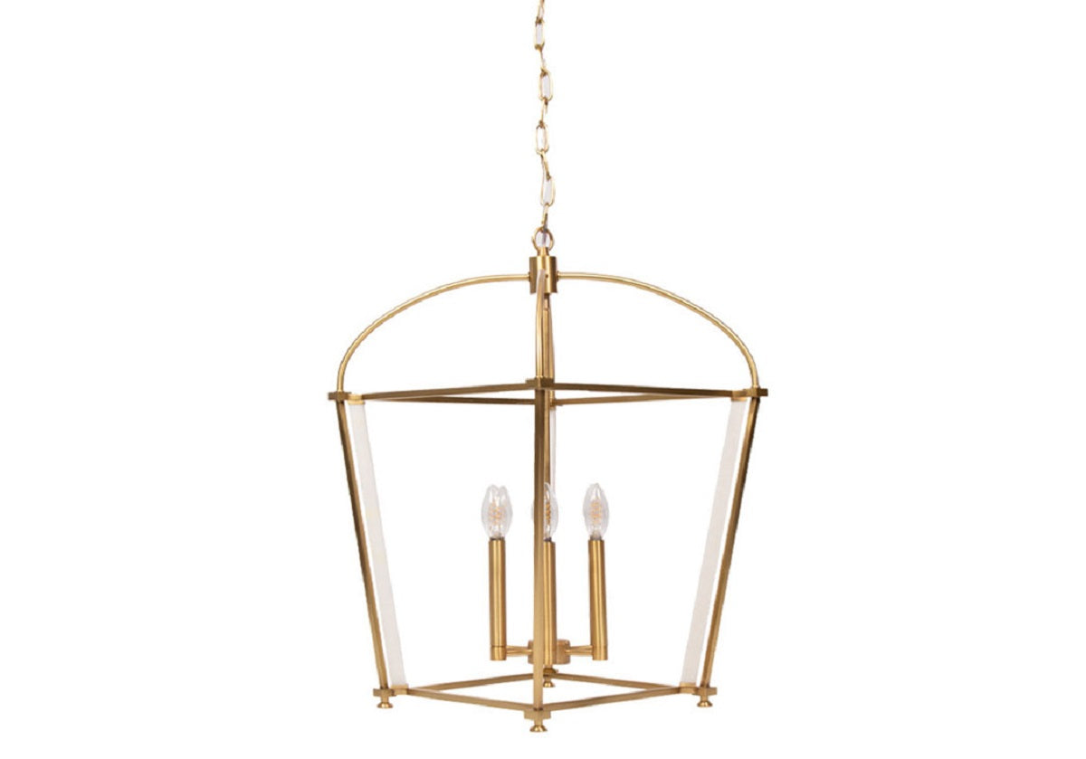 belleview lantern seen with white background.