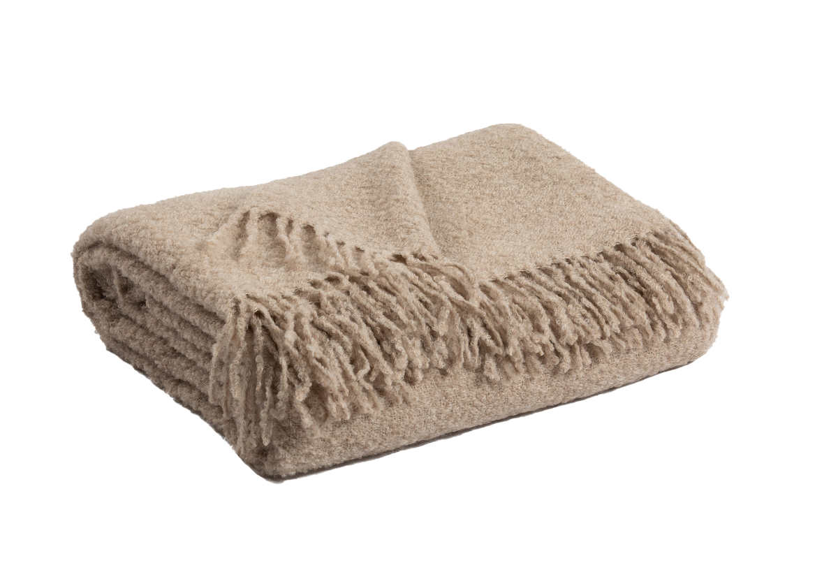 BABY ALPACA BOUCLE THROW