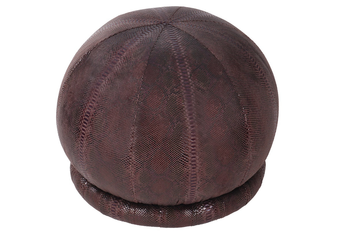 picture of the billie pouf, snake print