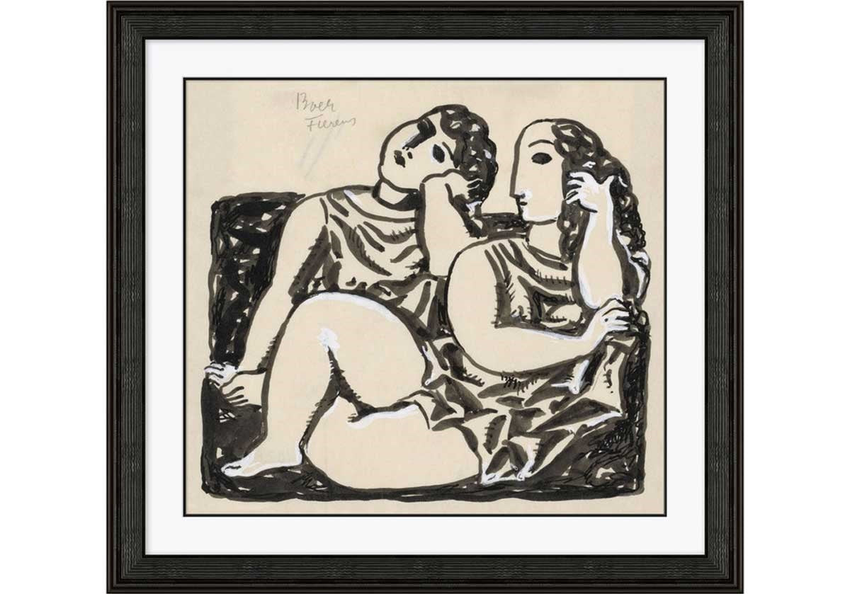 TWO SEATED WOMEN