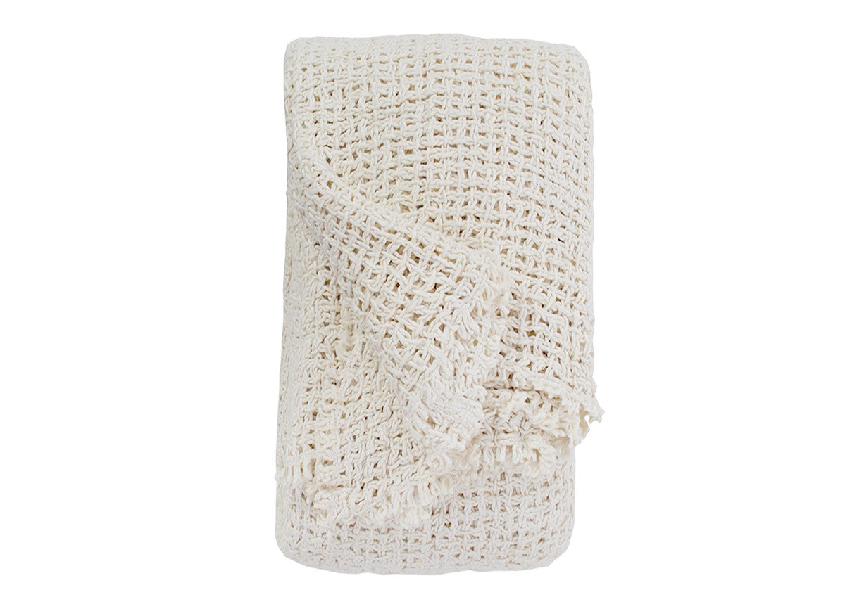 TRAWICK IVORY COVERLET