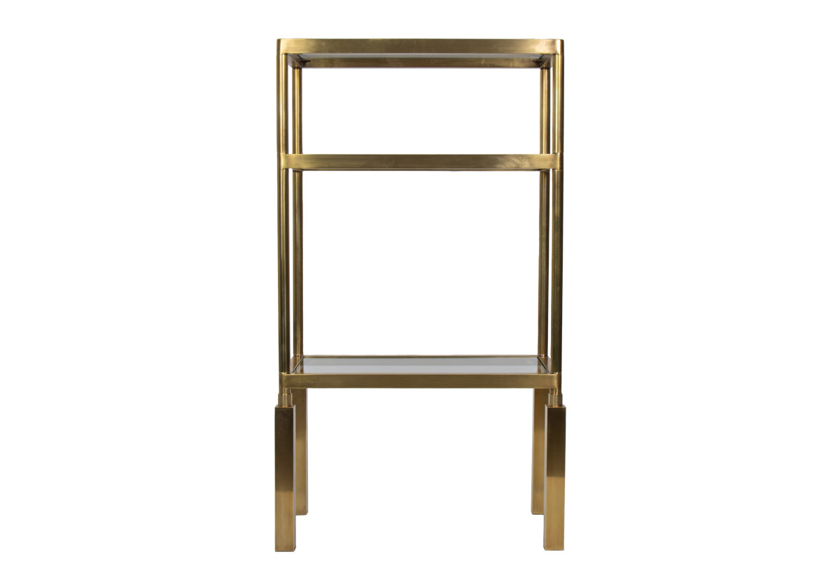 beatrice brass etagere