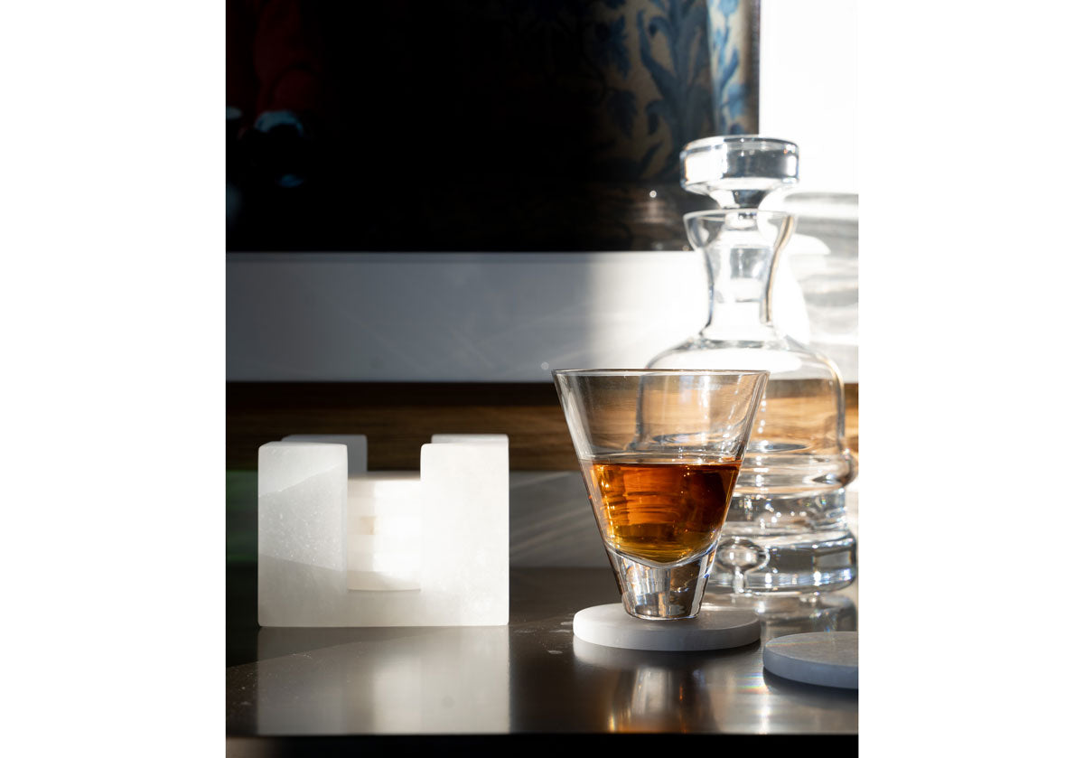 ALABASTER COASTER SET