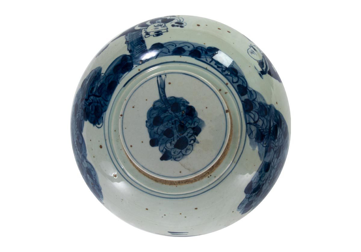 ENCHANTED FIGURES TEMPLE JAR
with lid on