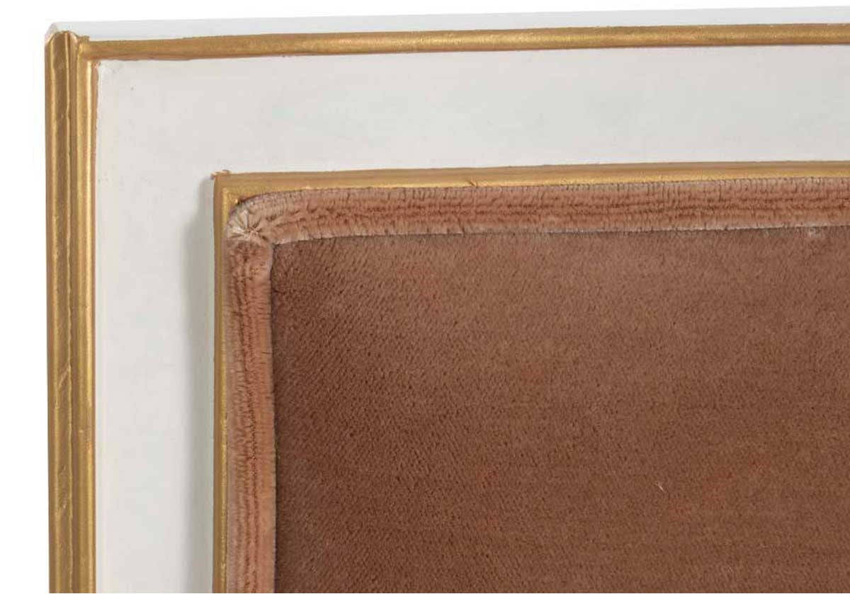 close up of the fabric texture of the felix velvet chair.