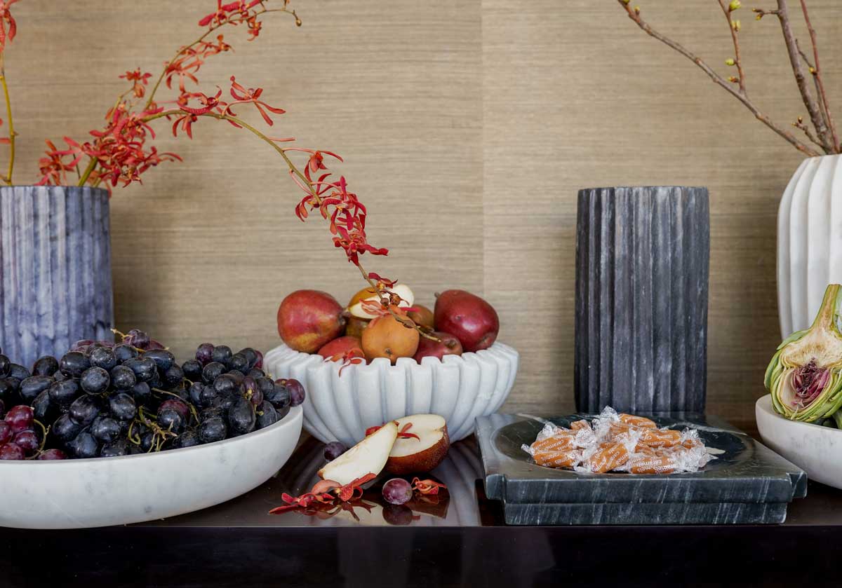 OSLO DISH | Black Marble