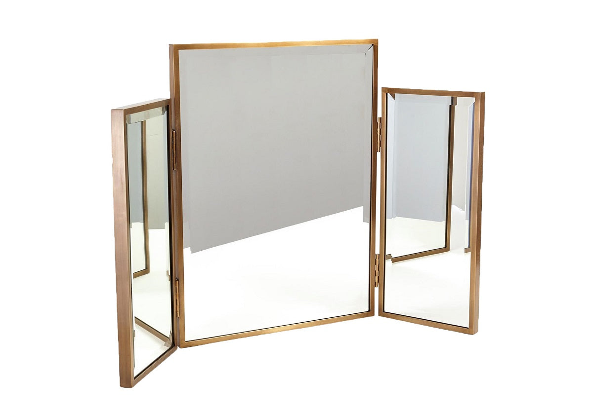 TRIFOLD VANITY MIRROR