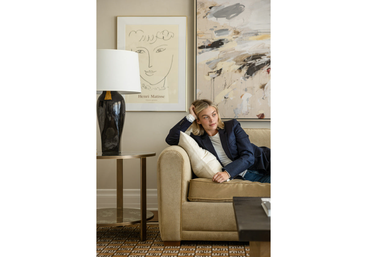 BENNETT SOFA | Camel Velvet