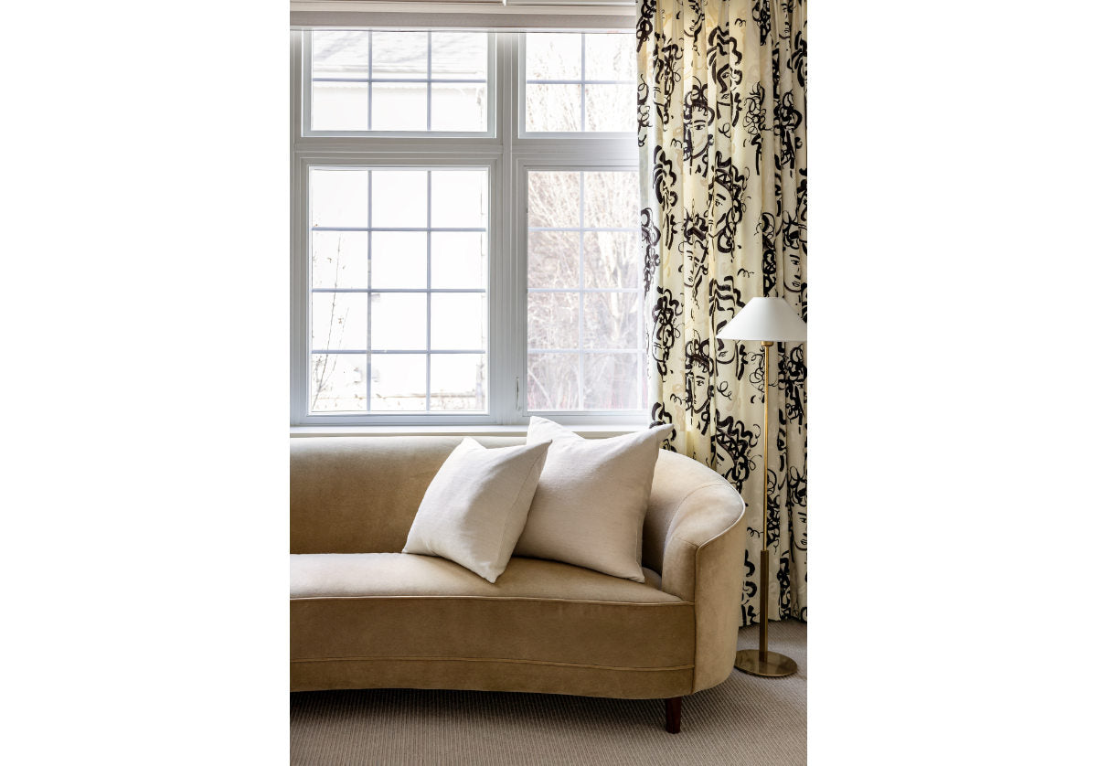 COLETTE CURVED SOFA | Camel Velvet