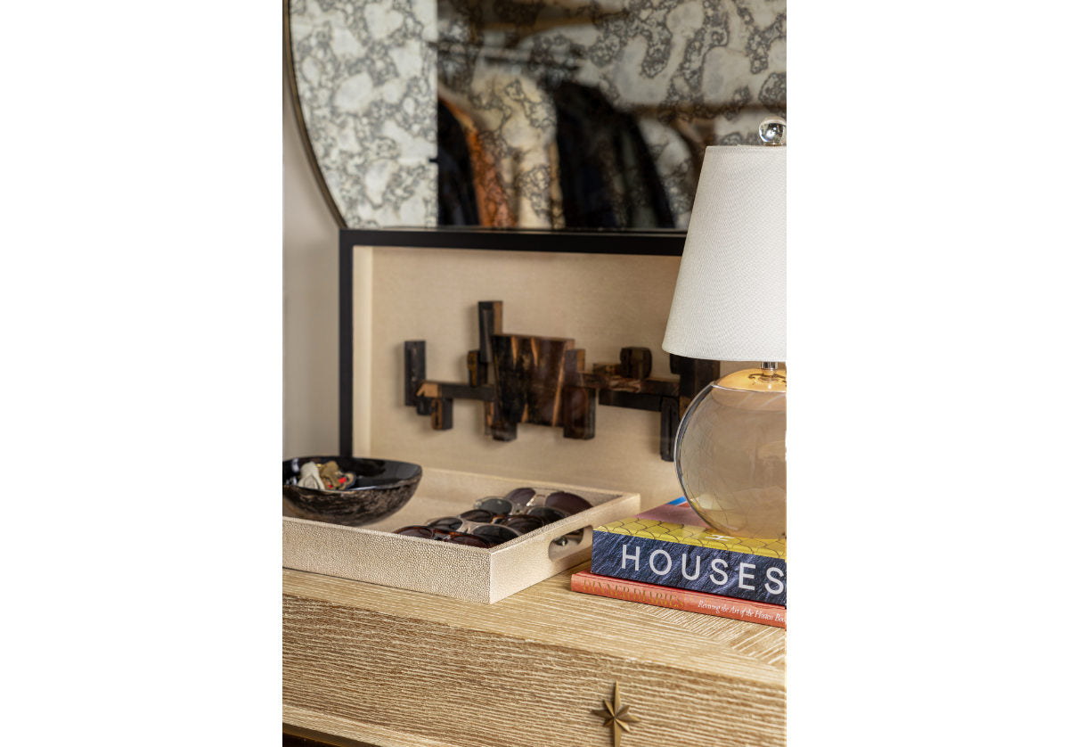 SHAGREEN LACQUERED TRAY