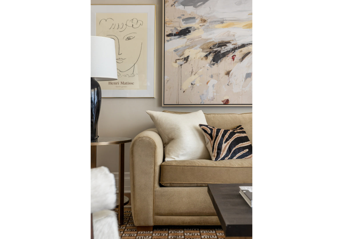 BENNETT SOFA | Camel Velvet