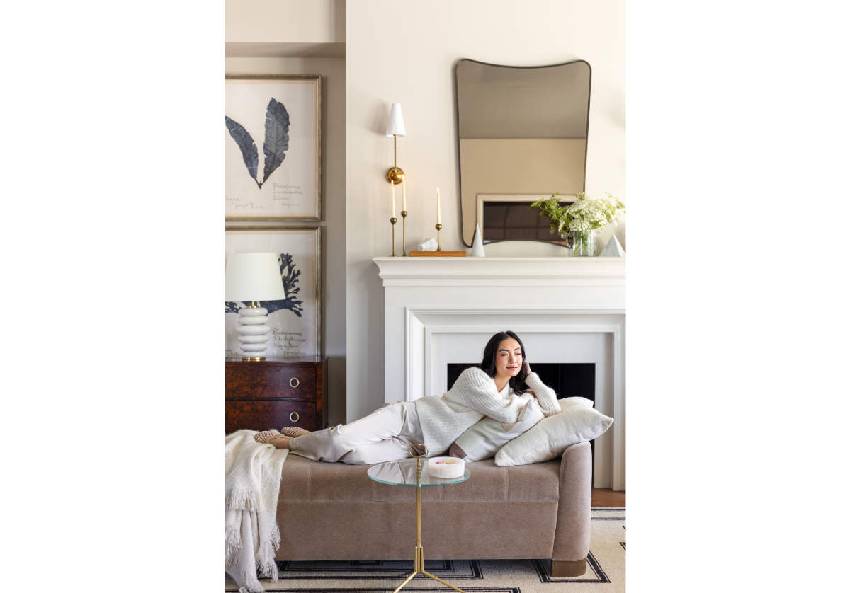 MAUDE LINEN SCONCE