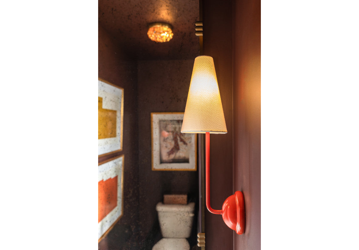 SINGLE MAUDE SCONCE | Red